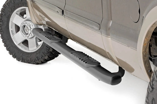 OVAL NERF STEP CREW CAB | BLACK | FORD F-250/F-350 SUPER DUTY (99-16)