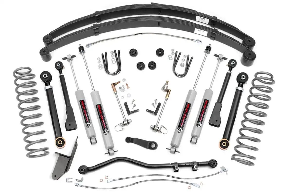 4.5 INCH LIFT KIT RR SPRINGS | X-SERIES | JEEP CHEROKEE XJ (84-01)