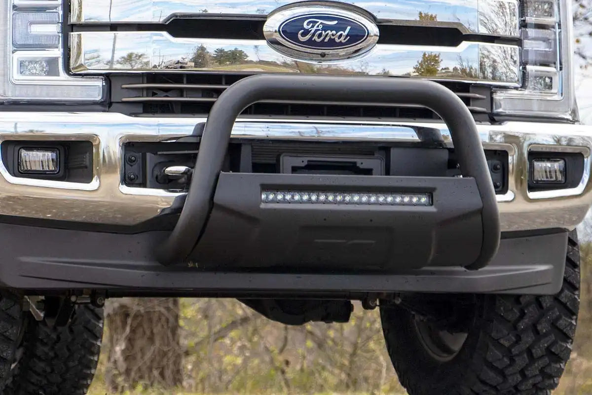 BLACK LED BULL BAR FORD F-250 SUPER DUTY 2WD/4WD (2017-2022)