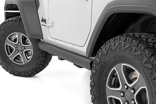 POWER RUNNING BOARDS LIGHTED | 2 DOOR | JEEP WRANGLER JL (18-23)