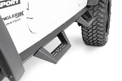 CONTOURED DROP STEPS 4 DOOR | JEEP WRANGLER JK 2WD/4WD (07-18)