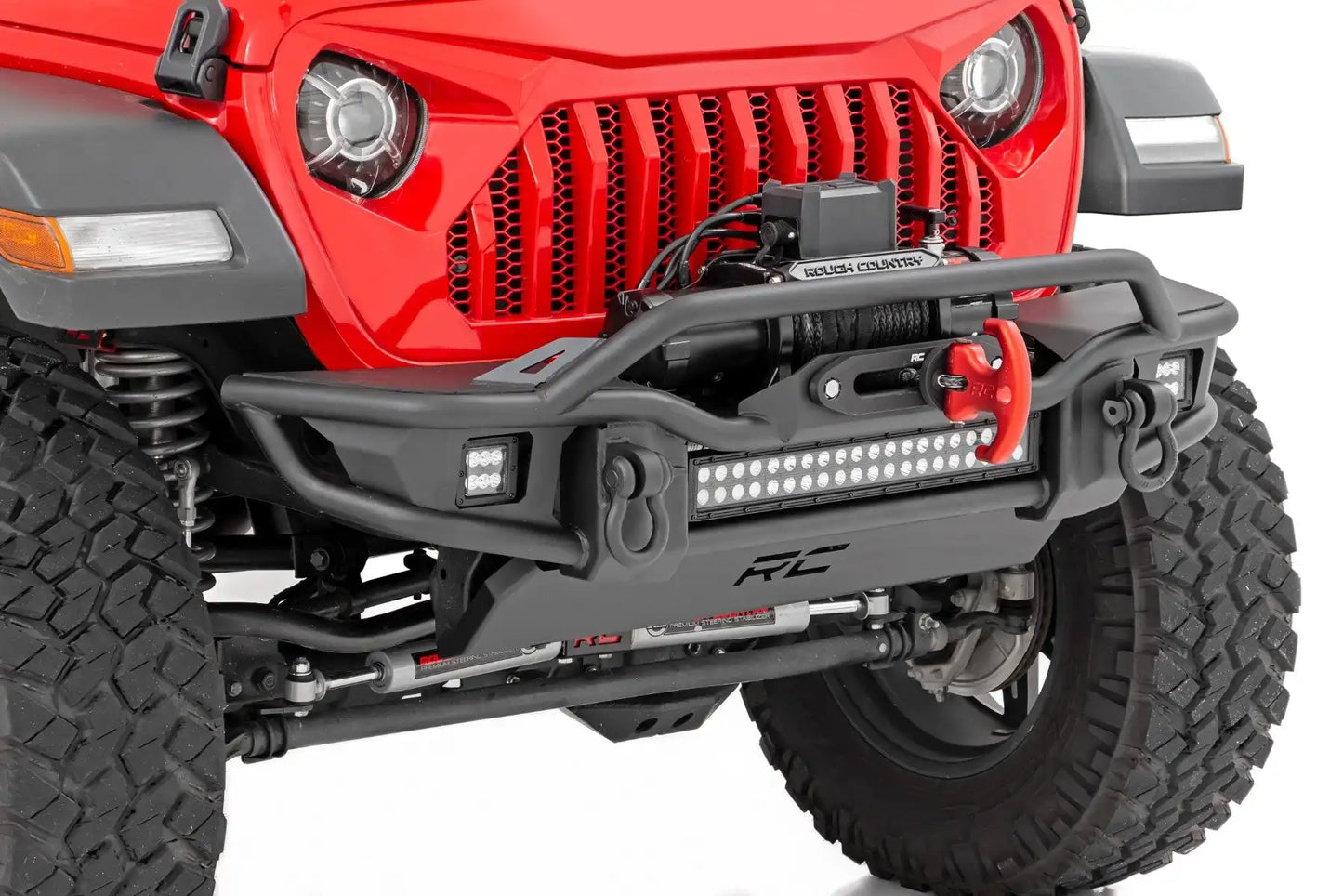 FRONT WINCH BUMPER TUBULAR | SKID PLATE | JEEP GLADIATOR JT/WRANGLER JK & JL