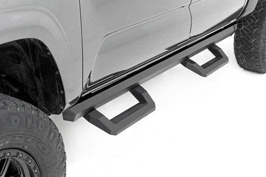 SR2 ADJUSTABLE ALUMINUM STEPS DOUBLE CAB | TOYOTA TACOMA (05-23)