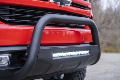 BLACK LED BULL BAR CHEVY SILVERADO 1500 2WD/4WD (2019-2022)