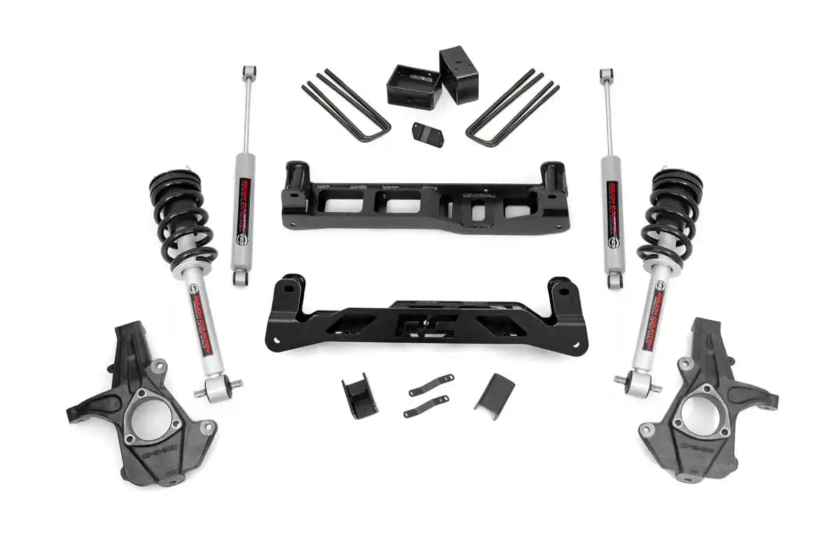 5 INCH LIFT KIT CHEVY SILVERADO & GMC SIERRA 1500 2WD (2007-2013)